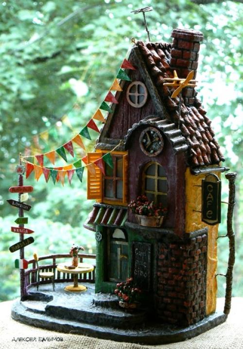 Авторский интерьерный_домик кафешка Colibri ( работа из архива). 06