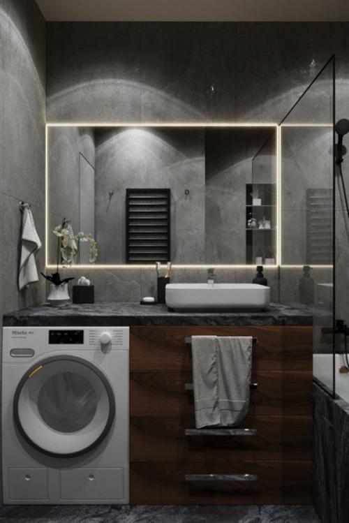 Бюджетный проект Квартира Холостяка 37 м 2. 07