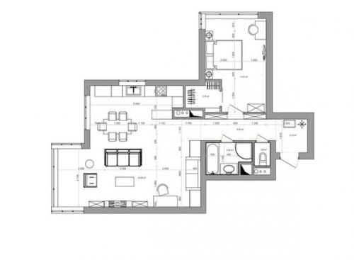 Дизайн - проект квартиры 75 кв. 09