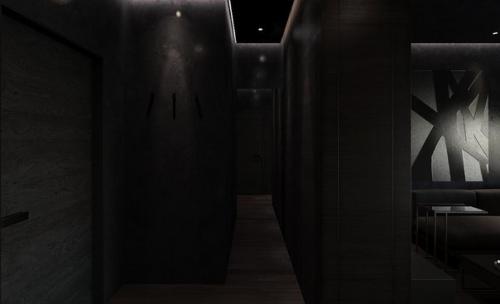 Черный цвет в интерьере однокомнатной квартиры, 43 кв. 05