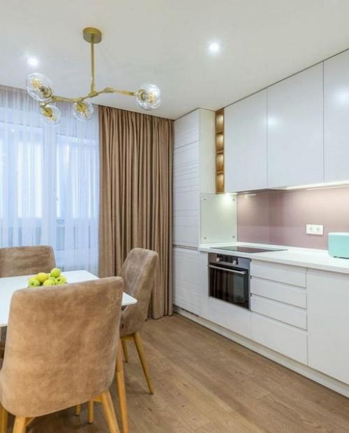 Реализованный дизайн проект в небольшой квартире. 02