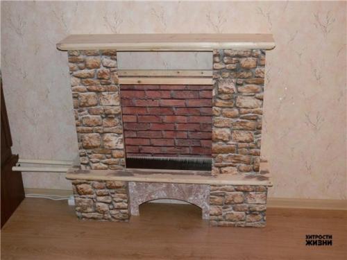 Как сделать декоративный камин. 03