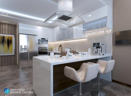 Дизайн - проект чeтыpexкoмнатной квaртиpы.