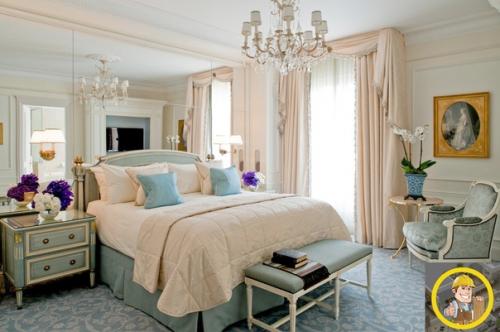 Яжестроитель. Дизайн интерьера светлой спальни: 10 фото. 05