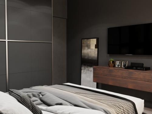 Бюджетный проект Квартира Холостяка 37 м 2. 04