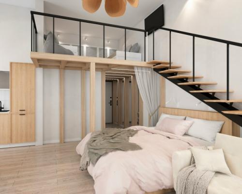 Визуализация (первые эскизы) к проекту квартиры в Ялте. 04