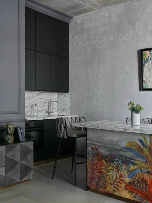 Интерьер как галерея: квартира для коллекции искусства. 01