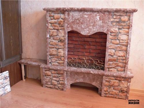 Как сделать декоративный камин. 06