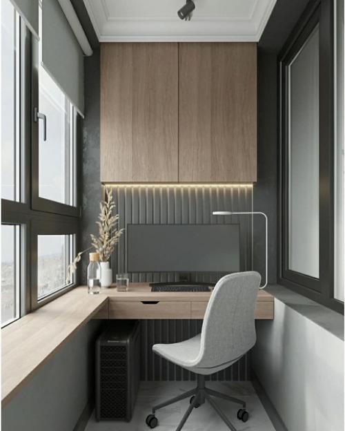 Дизайн балкона.  Шикарный получился ремонт на балконе. 01