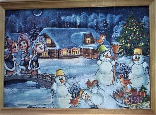 Мастерсамородок. В нашей гостиной гость - надежда дегтева.,, декупаж,, представляет собой процесс наклеивания готовых изображений на поверхность. 05