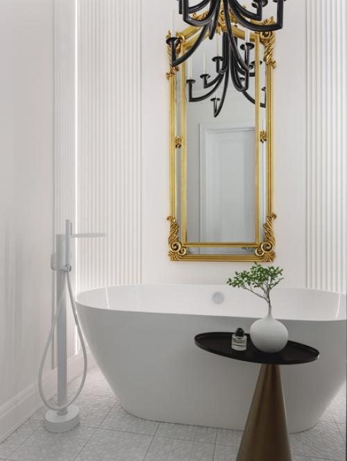 От неоклассики до оригинальной современности: делимся подборкой интерьеров ванных комнат. 04