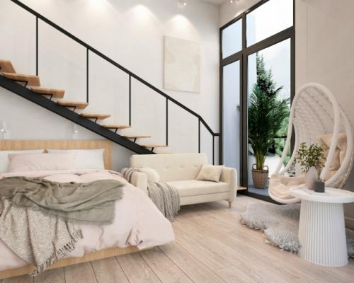 Визуализация (первые эскизы) к проекту квартиры в Ялте. 03