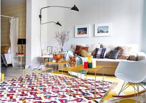 Красочный интерьер квартиры в Испании. 03