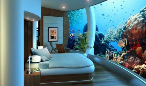 Аквариумы в интерьере: эстетика, психология и влияние на пространство. 02