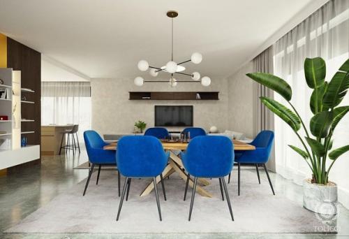 Дизайн интерьера квартиры площадью менее 90 кв. 01