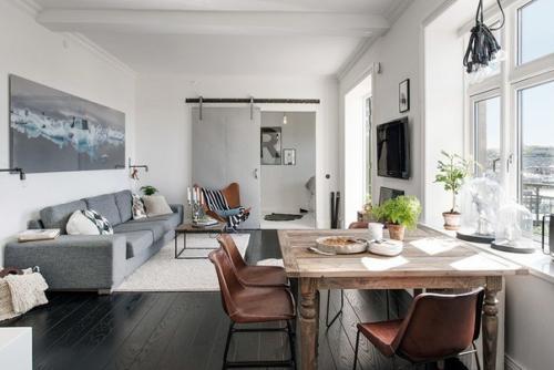 Двухкомнатная квартира с видом на гавань в Гетеборге (67 кв. 04