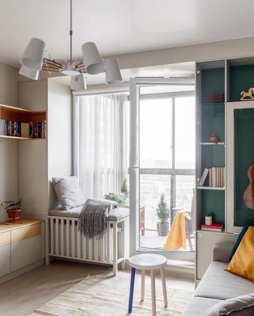 Однокомнатная квартира 34 кв. 01