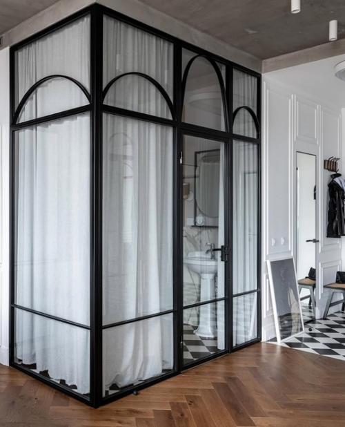 Эффектная студия в стиле лофт. 06