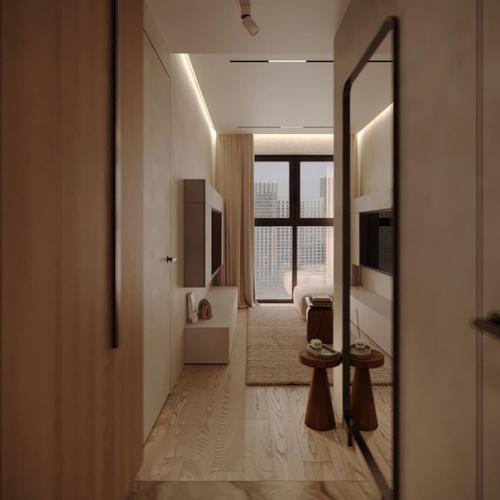 Вдохновляющий интерьер квартиры в стиле джапанди в ЖК Селигер Сити. 04