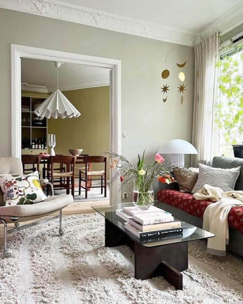 Разноцветная квартира. Квартира Эрика в Гетеборге (Швеция) площадью 69 кв. 01