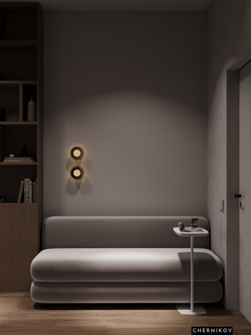 В проекте Ногинск мы отдельную комнату под кабинет предусмотрели. 03