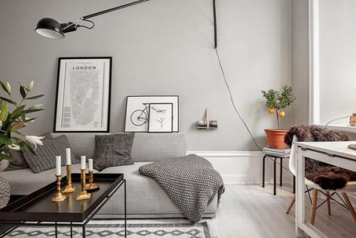 Современное открытое пространство в 38 кв. 02