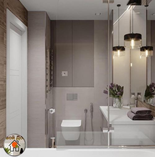 Современный интерьер. В спокойной цветовой гамме. 09