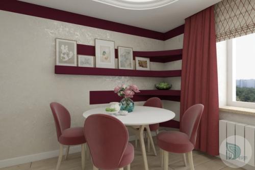 Проект кухни 9 кв. 01