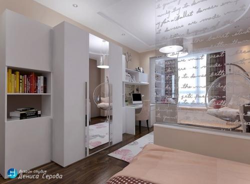 Дизайн - проект чeтыpexкoмнатной квaртиpы. 07