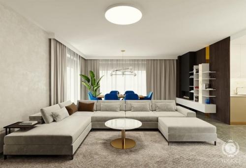 Дизайн интерьера квартиры площадью менее 90 кв.