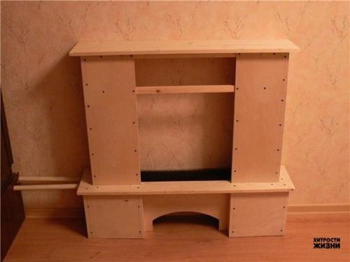 Как сделать декоративный камин. 02