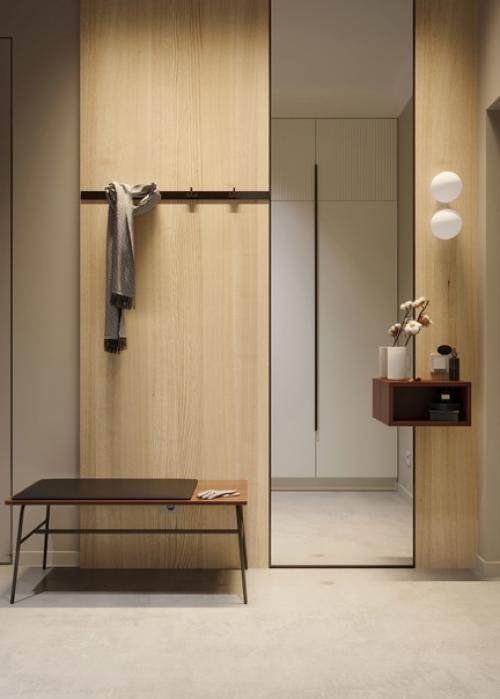 Проект небольшой, но уютной и продуманной 1-комнатной квартиры 44 кв. 07