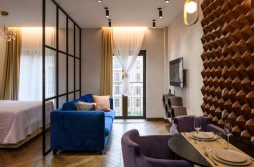 Интерьер со смелыми акцентами. 02