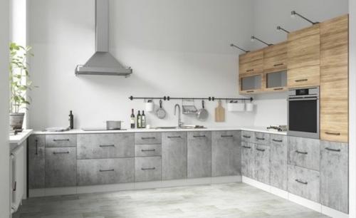 Кто бы мог подумать, что бетон ворвется в наши жизни, став трендовым отделочным материалом кухни! 01