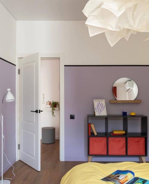 Цветной интерьер 1-комнатной квартиры 38 кв. 08