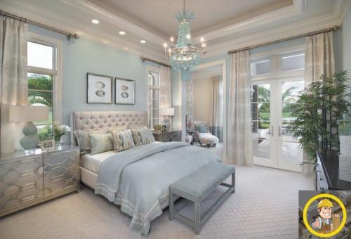 Яжестроитель. Дизайн интерьера светлой спальни: 10 фото. 08