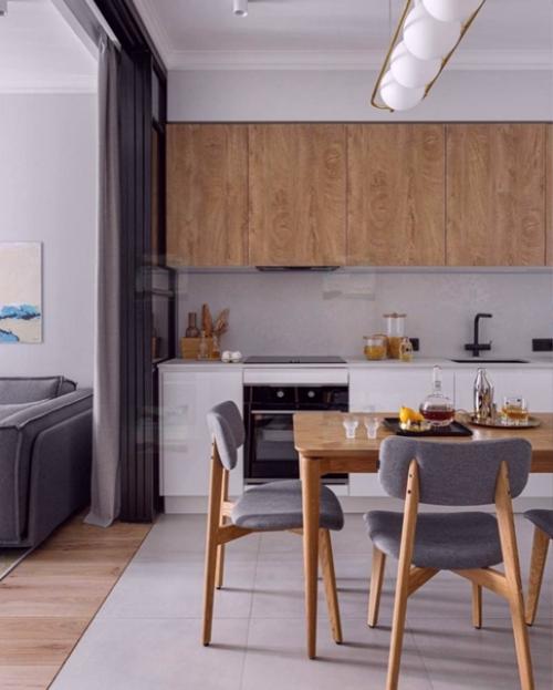 Мы публикуем реализованный проект квартиры для молодой семьи с ребёнком от дизайнера Татьяны Казанцевой. 01