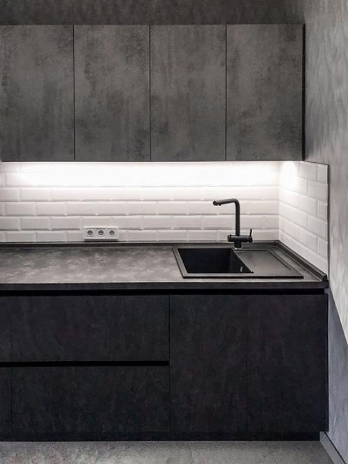 Кто бы мог подумать, что бетон ворвется в наши жизни, став трендовым отделочным материалом кухни! 03
