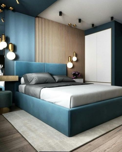 Мне кажется, что я нашла отличный вариант оформления спальни! 01