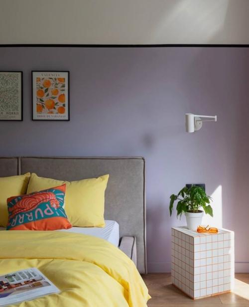 Цветной интерьер 1-комнатной квартиры 38 кв. 07