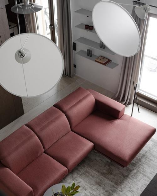 Высокие потолки, большие окна и вид на реку - таковы были исходные данные проекта, над которым работала дизайнер Ната лутович. 02