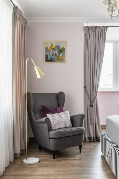 Нюдовая трёхкомнатная квартира с мягкой и спокойной атмосферой. 05