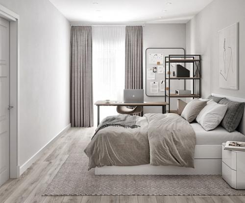 Проект однокомнатной квартиры 43, 3 кв. 08