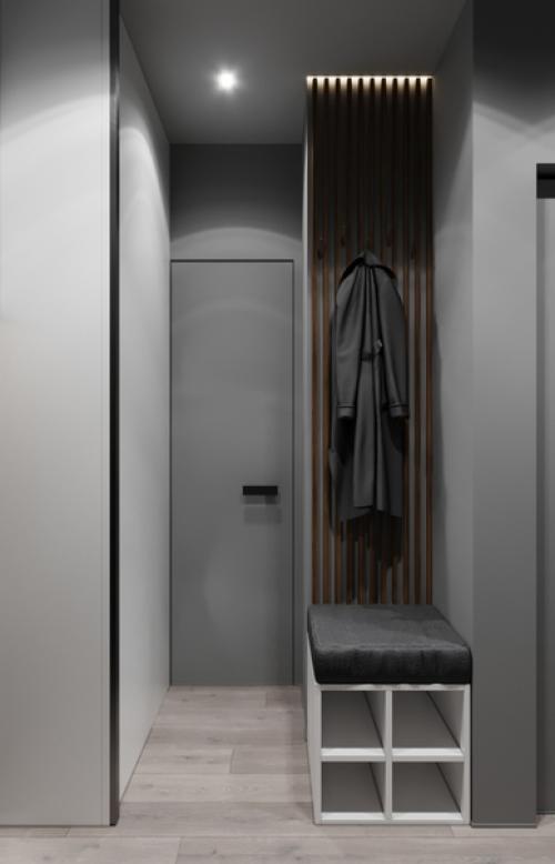 Бюджетный проект Квартира Холостяка 37 м 2. 06