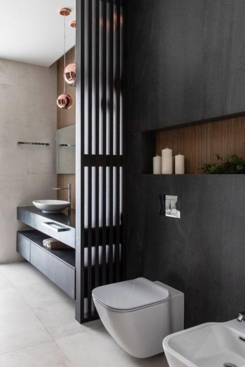 Зонирование с помощью деревянных перегородок - это очень функциональное решение, которое сейчас находится на пике востребованности. 03