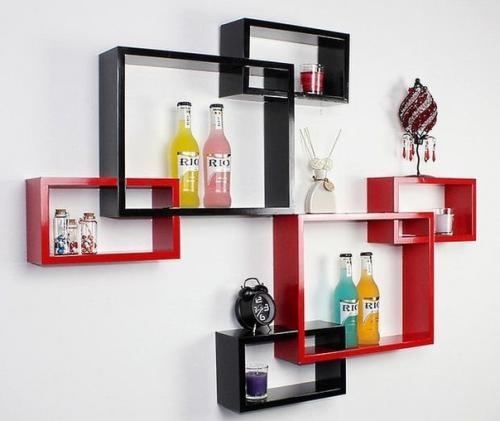 Полки в современном дизайне помещения: вопросы выбора материала и формы. 03