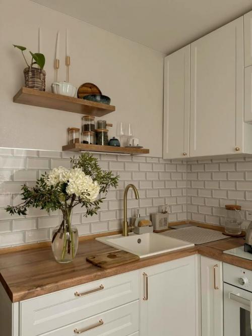 Скандинавские кухни - свет, воздух и спокойствие.