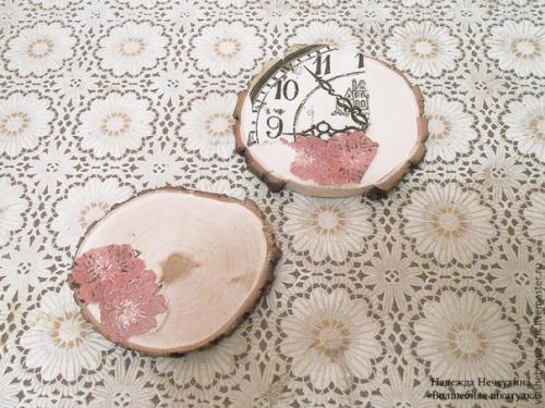 Мастер-класс: быстро и мы просто делаем интерьерные часы в стиле Рустик. 02