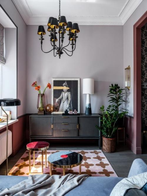 Москва.  Для своей мамы дизайнер Анна Кларк в небольшой квартире (37 кв. 01