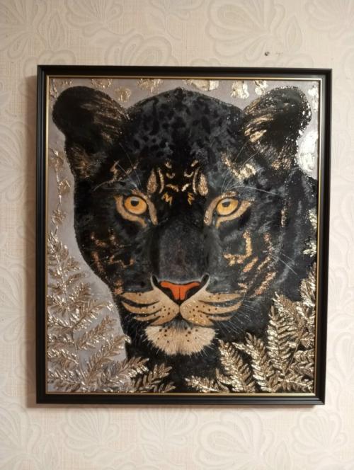 Интерьерная картина Черный Леопард. 01 Интерьерная картина Черный Леопард. 01